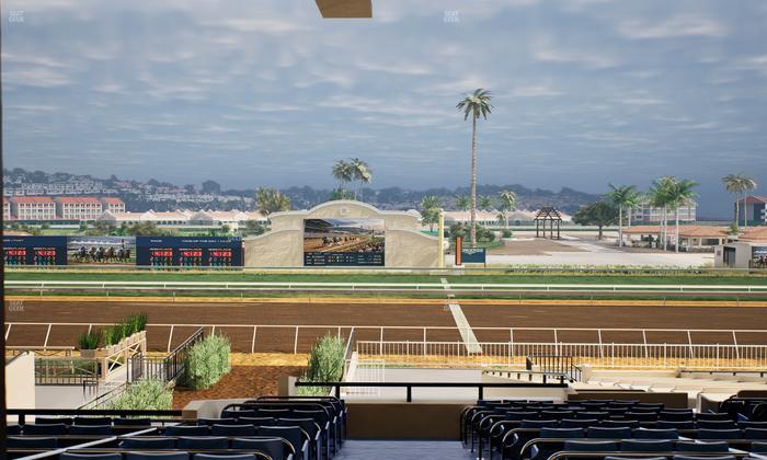 Del Mar Thoroughbred Club - Section Clubhouse Box 20 F Lvl 3 Seat View