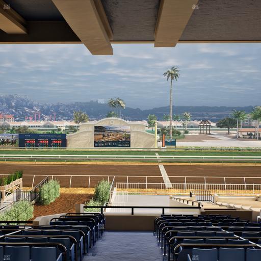 Del Mar Thoroughbred Club - Section Clubhouse Box 20 G Lvl 3 Seat View