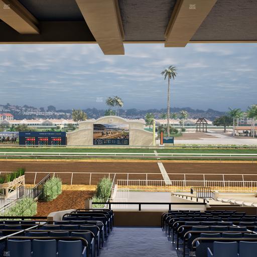 Del Mar Thoroughbred Club - Section Clubhouse Box 20 G Lvl 3 Seat View