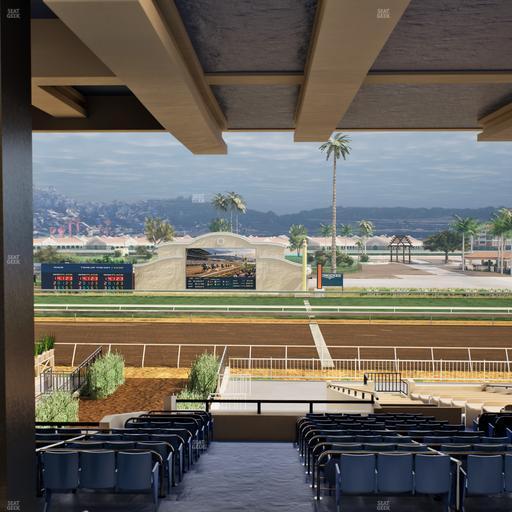 Del Mar Thoroughbred Club - Section Clubhouse Box 20 H Lvl 3 Seat View