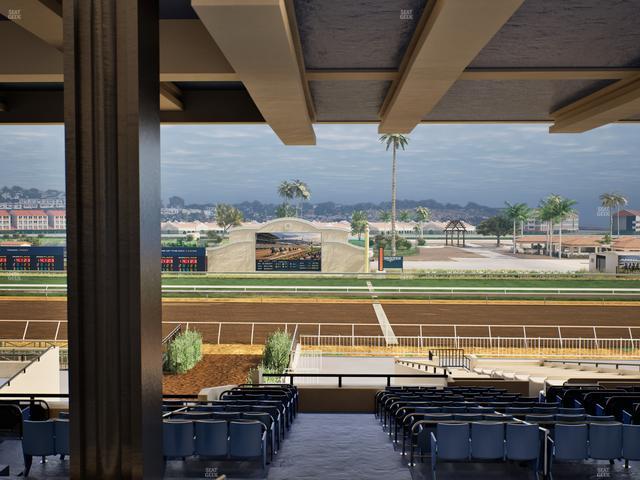 Del Mar Thoroughbred Club - Section Clubhouse Box 20 H Lvl 3 Seat View