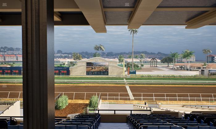 Del Mar Thoroughbred Club - Section Clubhouse Box 20 H Lvl 3 Seat View