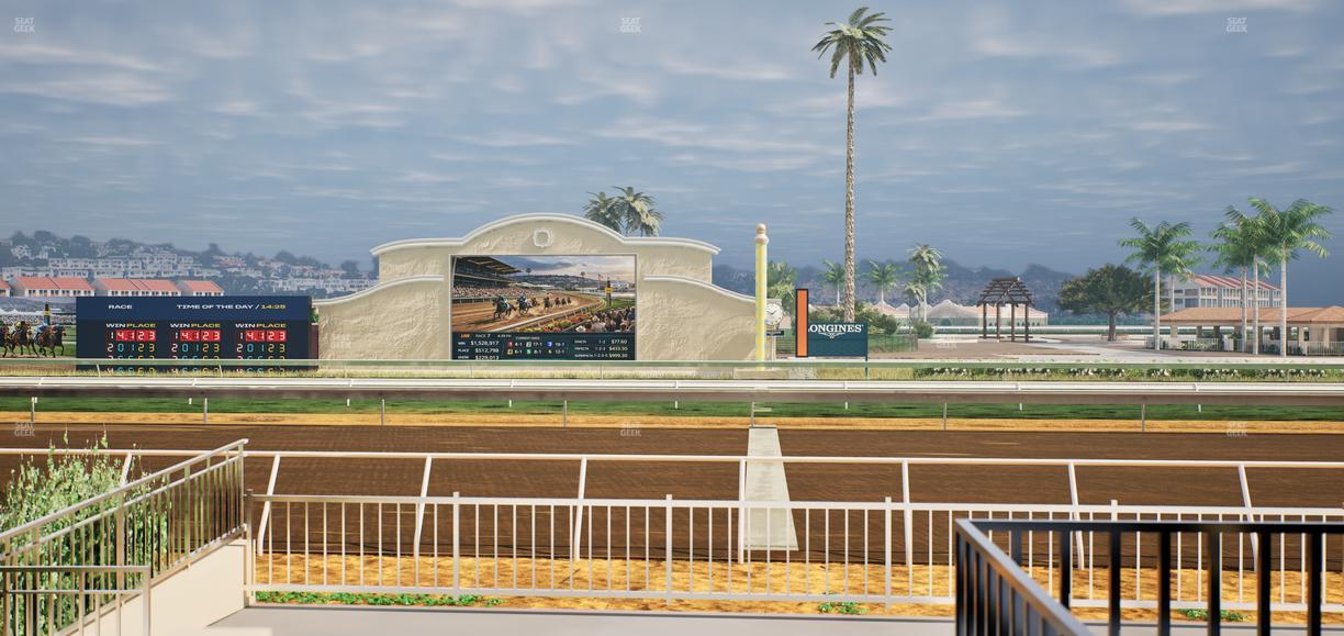 Del Mar Thoroughbred Club - Section Clubhouse Box 201 Lvl 1 Seat View