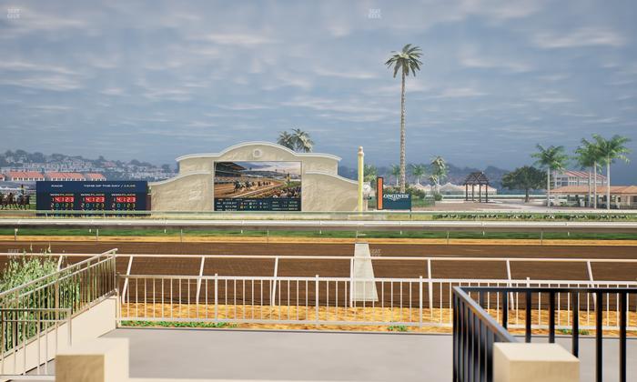 Del Mar Thoroughbred Club - Section Clubhouse Box 201 Lvl 1 Seat View