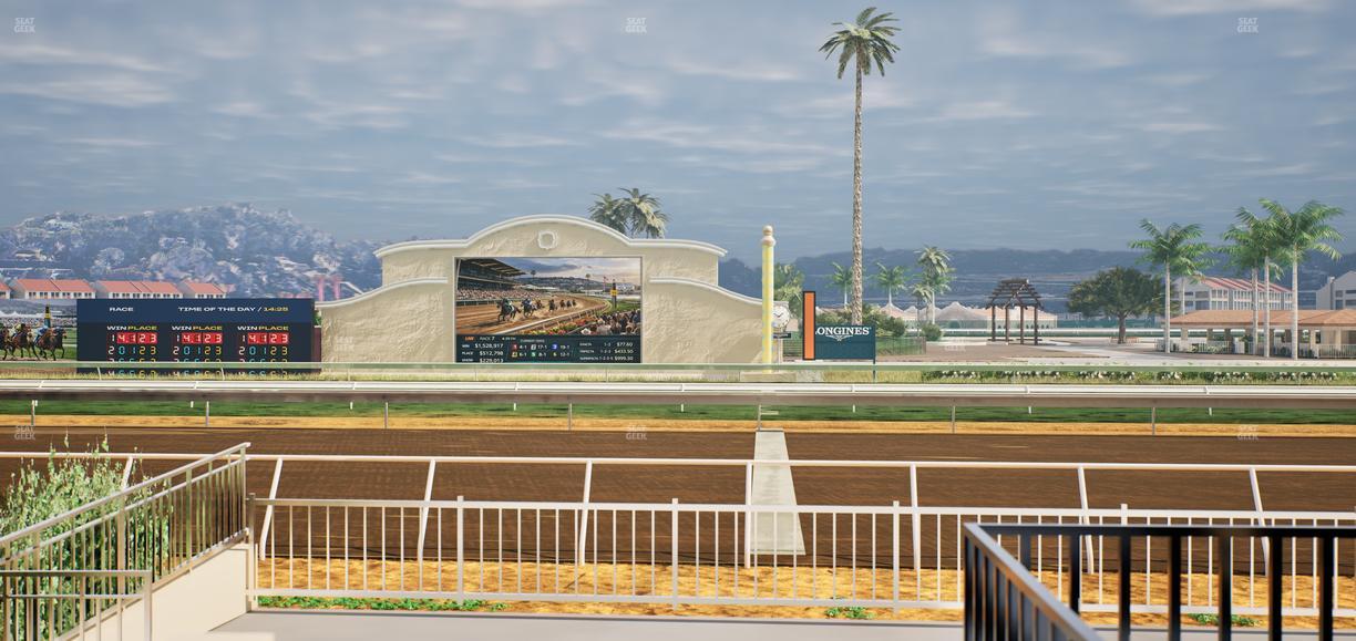 Del Mar Thoroughbred Club - Section Clubhouse Box 201 Lvl 1 Seat View
