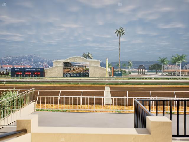 Del Mar Thoroughbred Club - Section Clubhouse Box 201 Lvl 1 Seat View