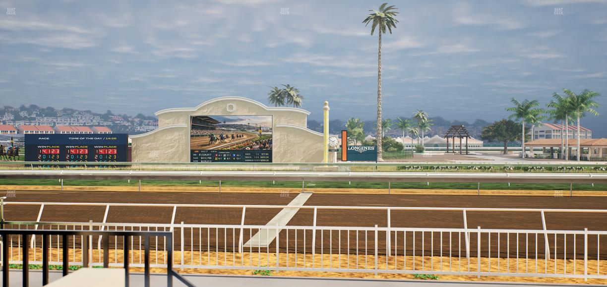 Del Mar Thoroughbred Club - Section Clubhouse Box 202 Lvl 1 Seat View