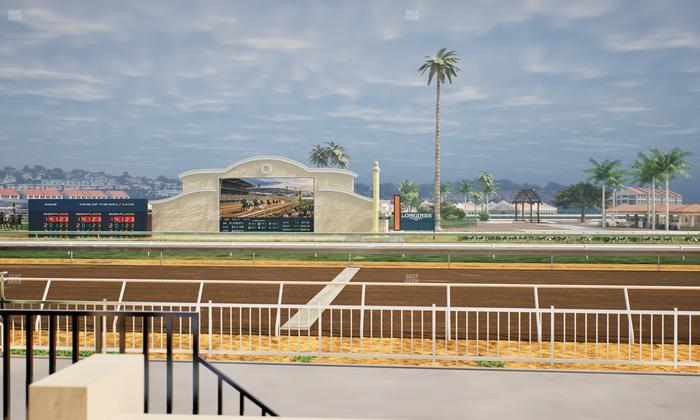 Del Mar Thoroughbred Club - Section Clubhouse Box 202 Lvl 1 Seat View