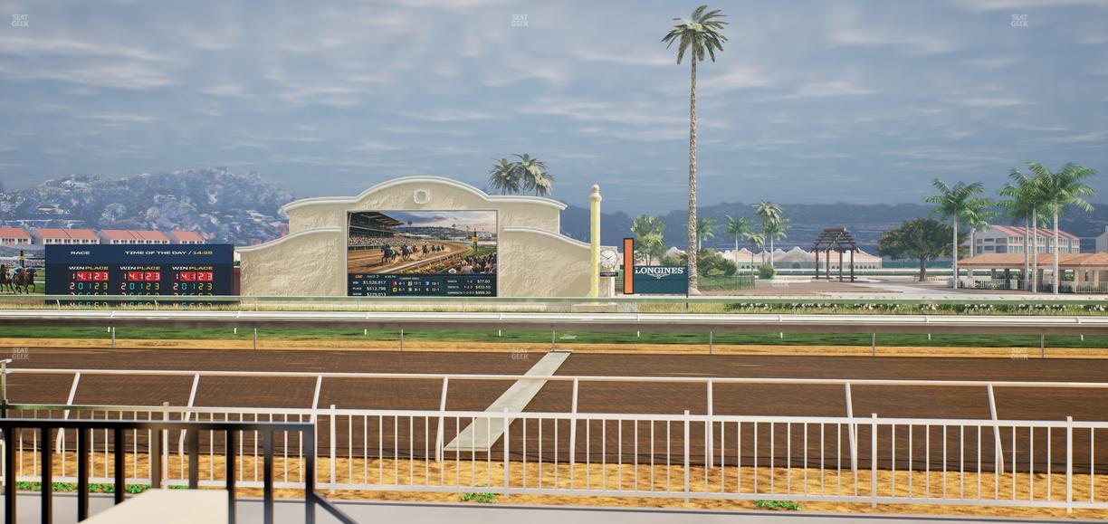 Del Mar Thoroughbred Club - Section Clubhouse Box 202 Lvl 1 Seat View