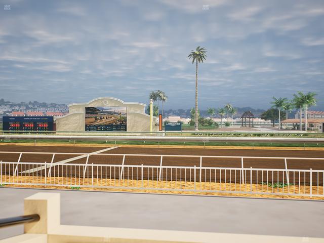 Del Mar Thoroughbred Club - Section Clubhouse Box 203 Lvl 1 Seat View