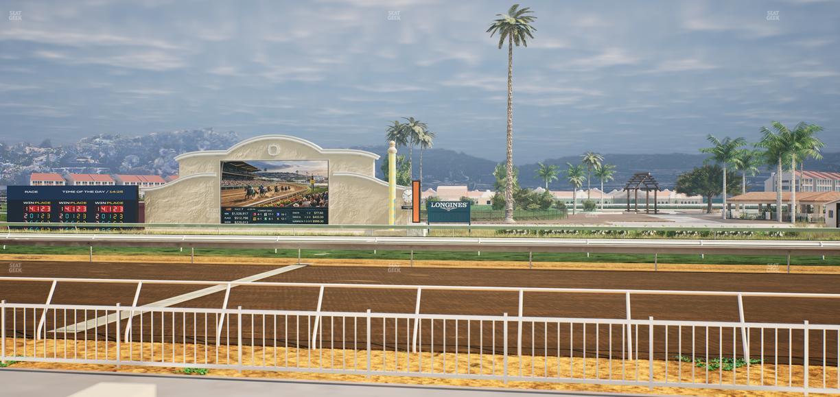 Del Mar Thoroughbred Club - Section Clubhouse Box 203 Lvl 1 Seat View
