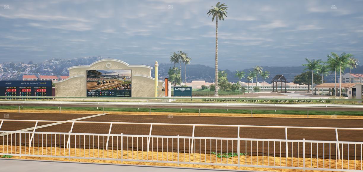 Del Mar Thoroughbred Club - Section Clubhouse Box 204 Lvl 1 Seat View