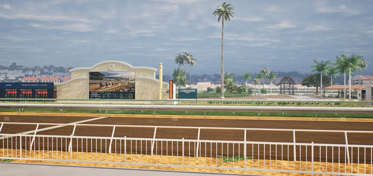 Del Mar Thoroughbred Club - Section Clubhouse Box 204 Lvl 1 Seat View