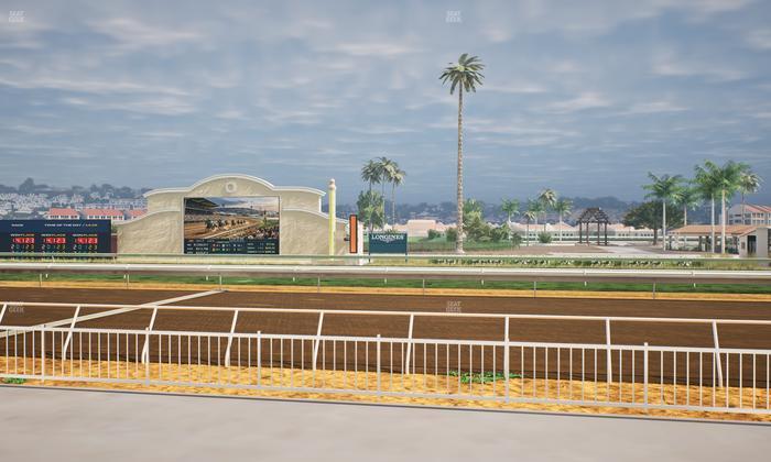 Del Mar Thoroughbred Club - Section Clubhouse Box 204 Lvl 1 Seat View
