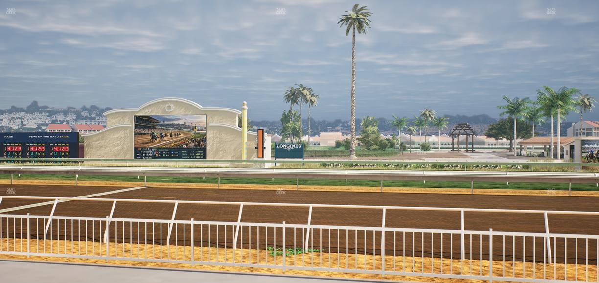 Del Mar Thoroughbred Club - Section Clubhouse Box 205 Lvl 1 Seat View