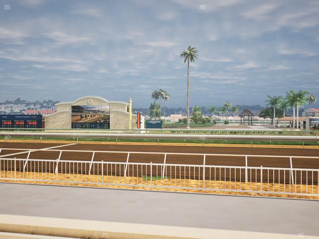 Del Mar Thoroughbred Club - Section Clubhouse Box 205 Lvl 1 Seat View