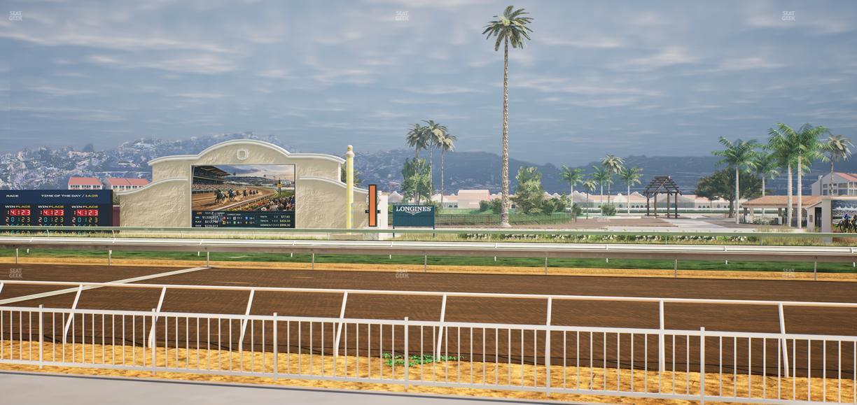 Del Mar Thoroughbred Club - Section Clubhouse Box 205 Lvl 1 Seat View