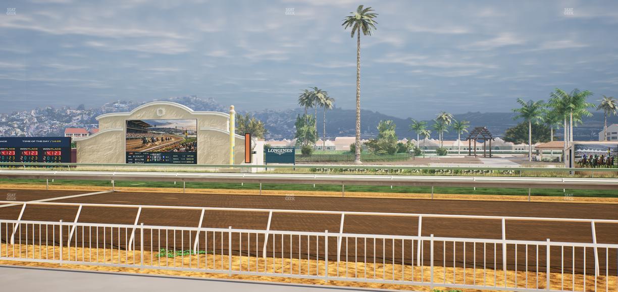 Del Mar Thoroughbred Club - Section Clubhouse Box 206 Lvl 1 Seat View