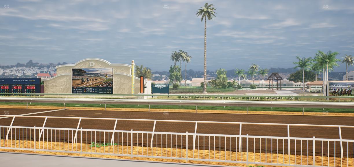 Del Mar Thoroughbred Club - Section Clubhouse Box 206 Lvl 1 Seat View