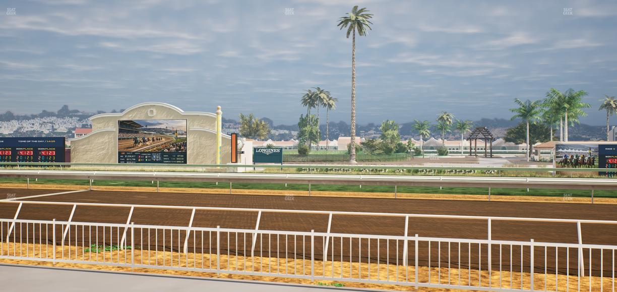 Del Mar Thoroughbred Club - Section Clubhouse Box 207 Lvl 1 Seat View