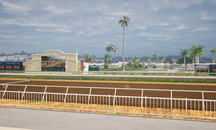 Del Mar Thoroughbred Club - Section Clubhouse Box 207 Lvl 1 Seat View