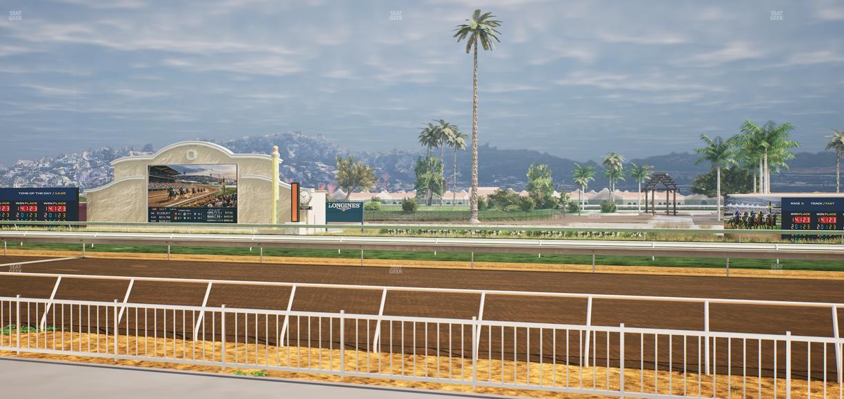 Del Mar Thoroughbred Club - Section Clubhouse Box 208 Lvl 1 Seat View
