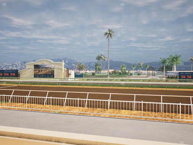 Del Mar Thoroughbred Club - Section Clubhouse Box 208 Lvl 1 Seat View