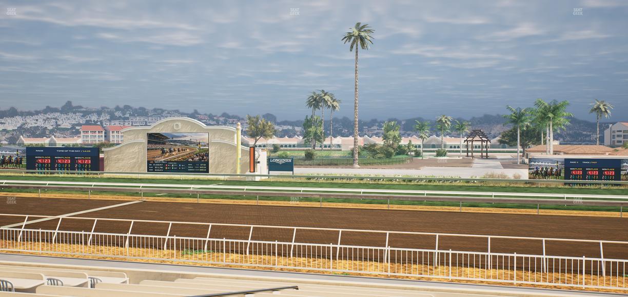 Del Mar Thoroughbred Club - Section Clubhouse Box 3 A Lvl 2 Seat View