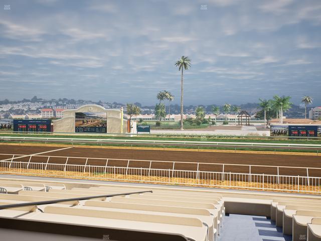 Del Mar Thoroughbred Club - Section Clubhouse Box 3 A Lvl 2 Seat View