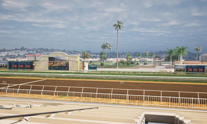 Del Mar Thoroughbred Club - Section Clubhouse Box 3 A Lvl 2 Seat View