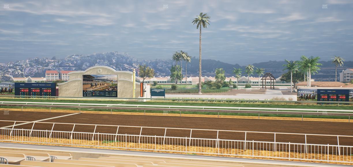 Del Mar Thoroughbred Club - Section Clubhouse Box 3 A Lvl 2 Seat View