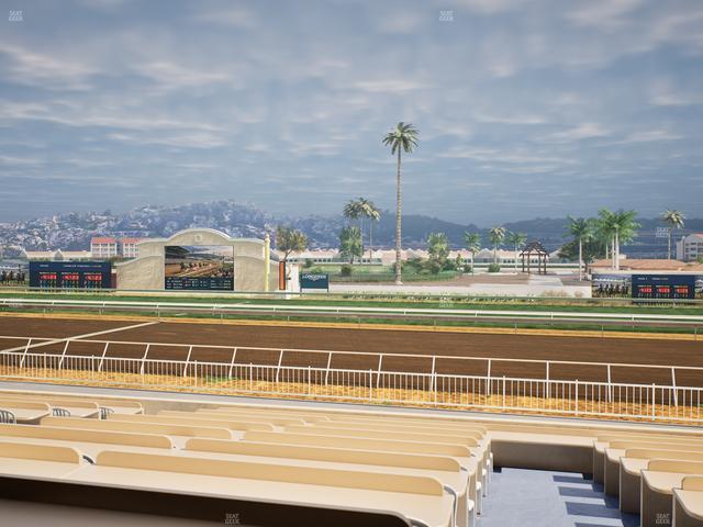 Del Mar Thoroughbred Club - Section Clubhouse Box 3 A Lvl 2 Seat View