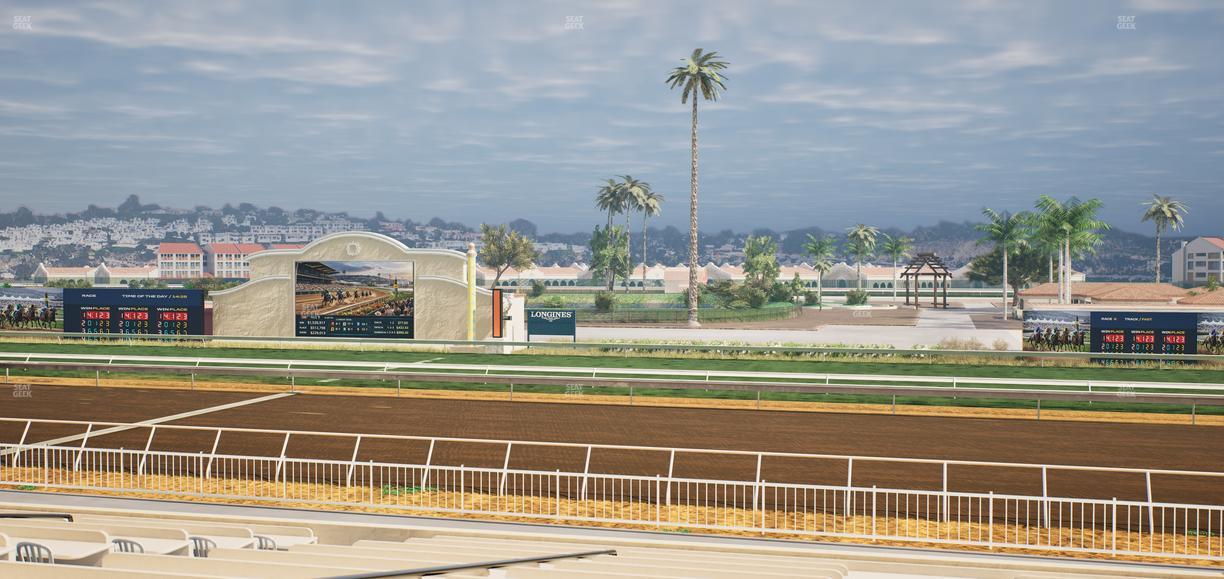 Del Mar Thoroughbred Club - Section Clubhouse Box 3 B Lvl 2 Seat View