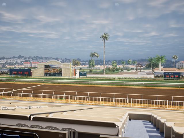 Del Mar Thoroughbred Club - Section Clubhouse Box 3 B Lvl 2 Seat View
