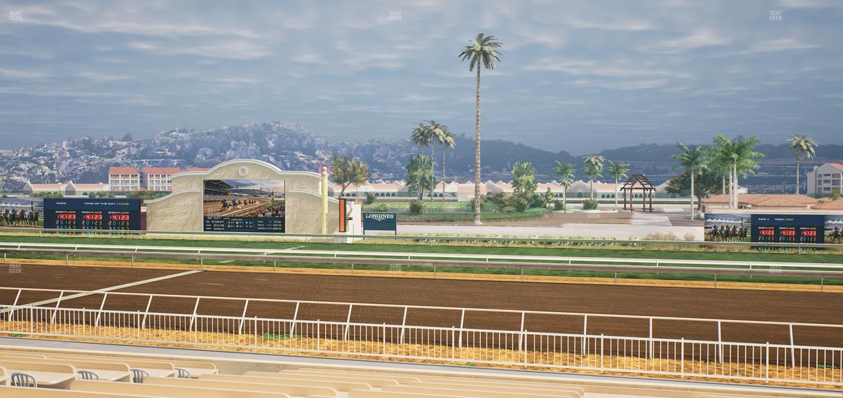 Del Mar Thoroughbred Club - Section Clubhouse Box 3 B Lvl 2 Seat View