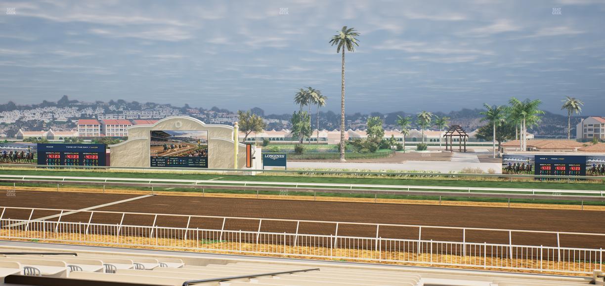 Del Mar Thoroughbred Club - Section Clubhouse Box 3 C Lvl 2 Seat View