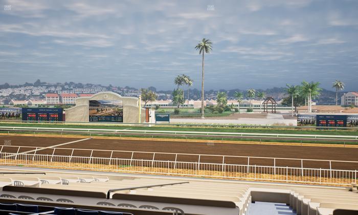 Del Mar Thoroughbred Club - Section Clubhouse Box 3 C Lvl 2 Seat View