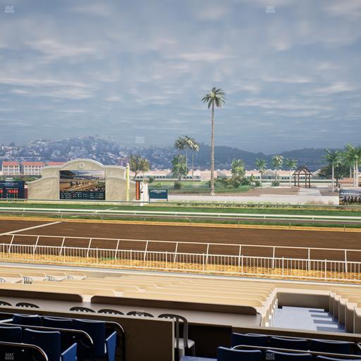 Del Mar Thoroughbred Club - Section Clubhouse Box 3 C Lvl 2 Seat View