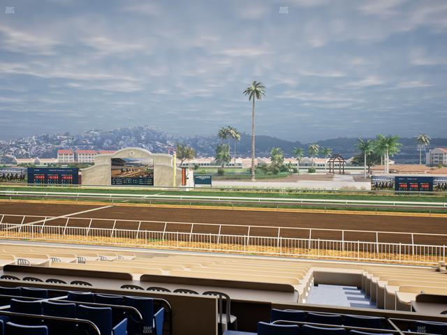 Del Mar Thoroughbred Club - Section Clubhouse Box 3 C Lvl 2 Seat View