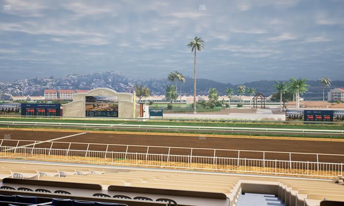 Del Mar Thoroughbred Club - Section Clubhouse Box 3 C Lvl 2 Seat View