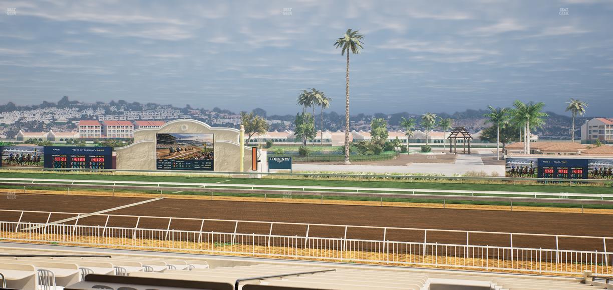 Del Mar Thoroughbred Club - Section Clubhouse Box 3 D Lvl 2 Seat View