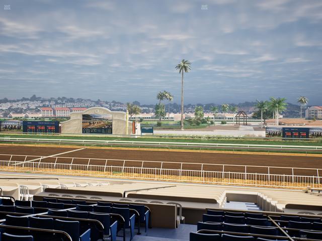 Del Mar Thoroughbred Club - Section Clubhouse Box 3 D Lvl 2 Seat View