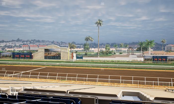 Del Mar Thoroughbred Club - Section Clubhouse Box 3 D Lvl 2 Seat View