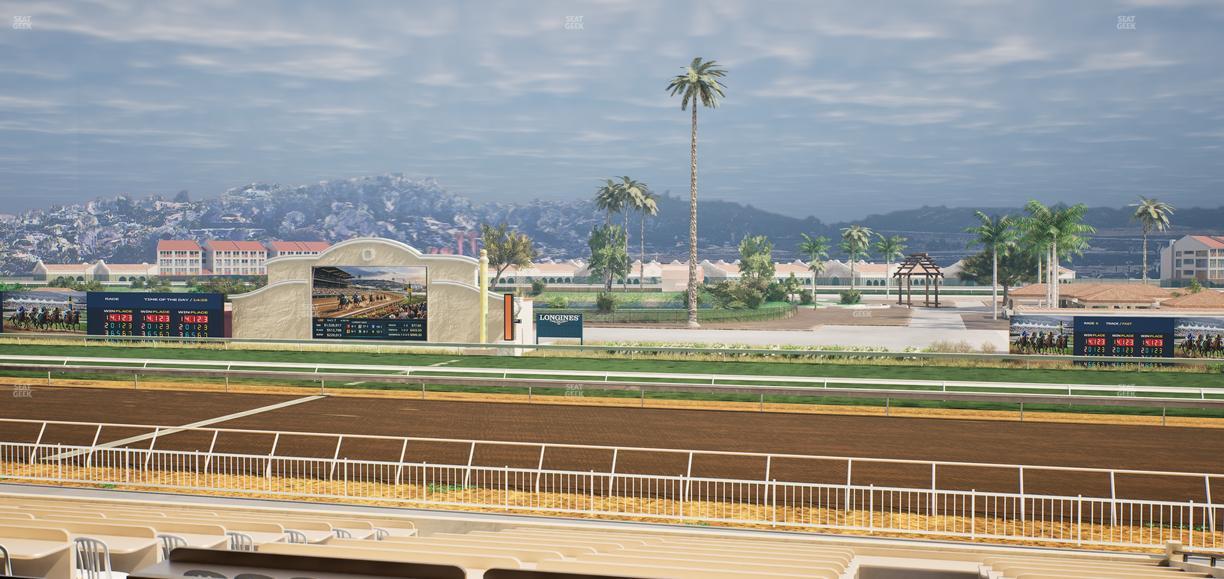 Del Mar Thoroughbred Club - Section Clubhouse Box 3 D Lvl 2 Seat View