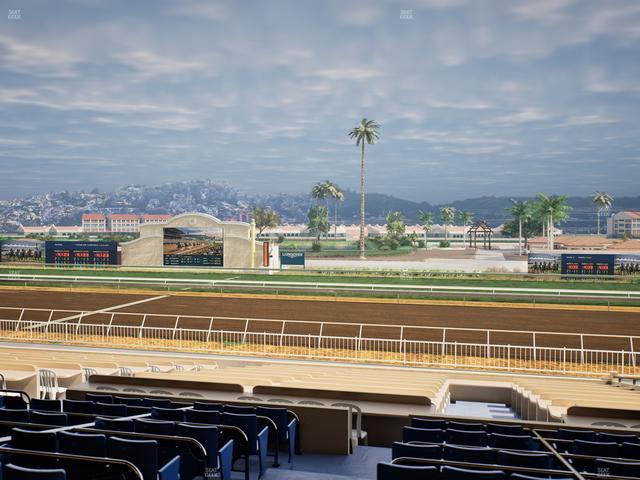 Del Mar Thoroughbred Club - Section Clubhouse Box 3 D Lvl 2 Seat View