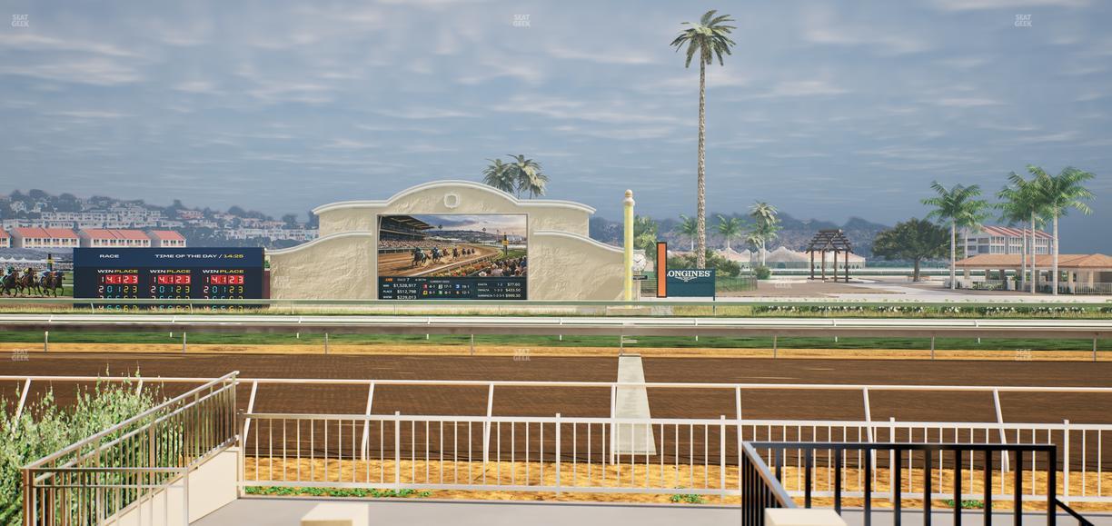 Del Mar Thoroughbred Club - Section Clubhouse Box 301 Lvl 1 Seat View