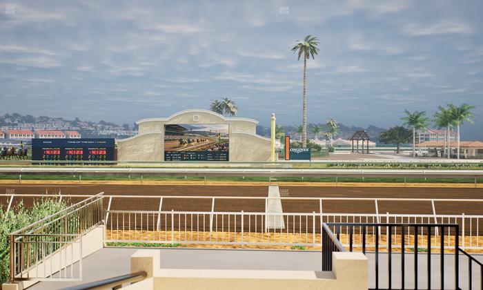 Del Mar Thoroughbred Club - Section Clubhouse Box 301 Lvl 1 Seat View