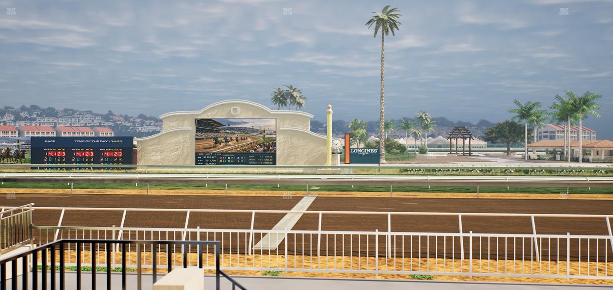 Del Mar Thoroughbred Club - Section Clubhouse Box 302 Lvl 1 Seat View