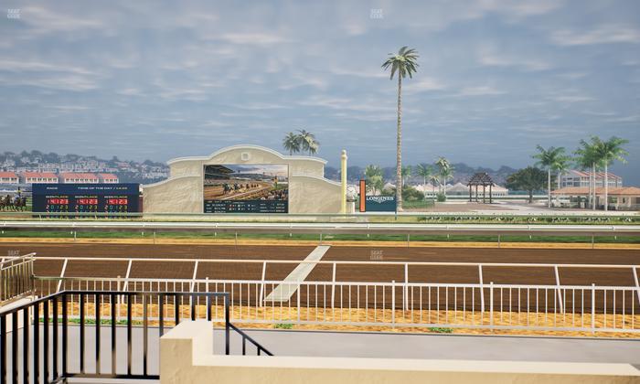 Del Mar Thoroughbred Club - Section Clubhouse Box 302 Lvl 1 Seat View