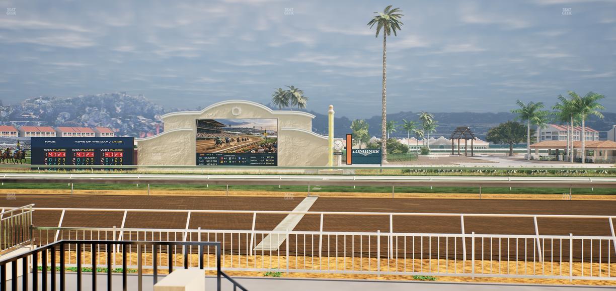 Del Mar Thoroughbred Club - Section Clubhouse Box 302 Lvl 1 Seat View